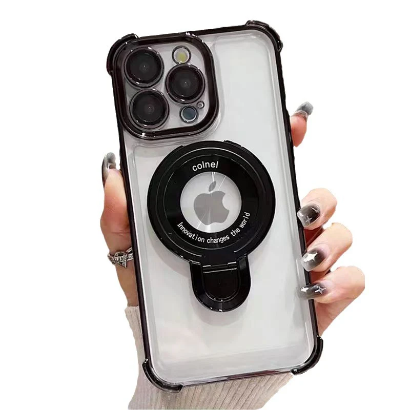 Apple 15 four-corner anti-fall airbag magnetic phone case is suitable for Apple13 14 15 series