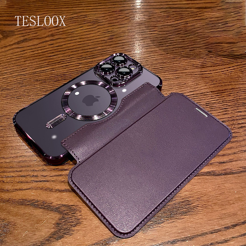 iPhone15 wireless charging phone case Apple protective cover card ultra-thin phone case transparent