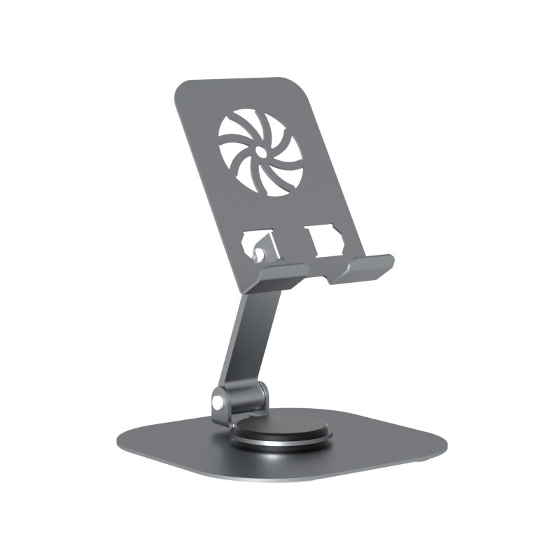 Foldable rotating carbon steel desktop mobile phone stand custom made