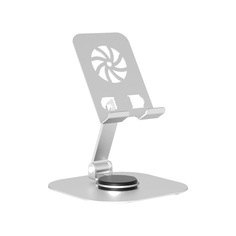 Foldable rotating carbon steel desktop mobile phone stand custom made