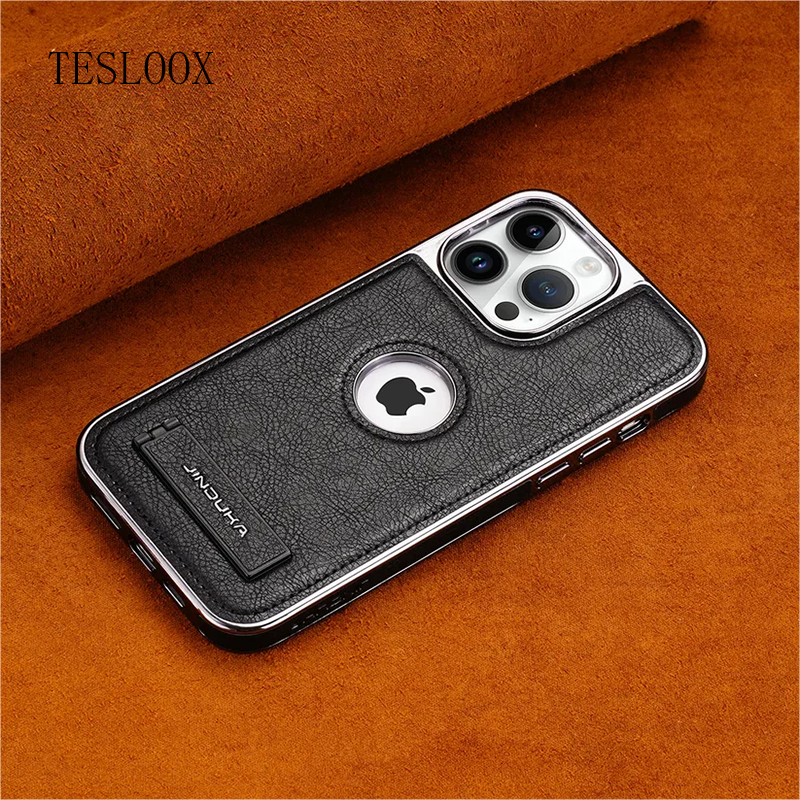 Genuine Leather Strap Holder All-Inclusive Drop-proof Phone Case